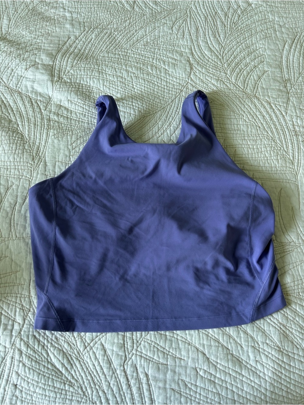 lululemon athletica Deep Lavender High-Neck Crop Tank